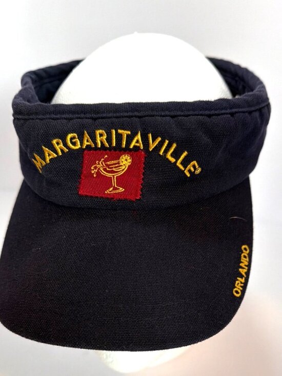 Margaritaville Other - Jimmy Buffetts Margaritaville Navy Blue Adjustable Cotton Visor Embroidered Logo